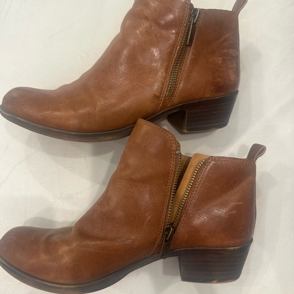 Lucky Brand Brown Basel Bootie